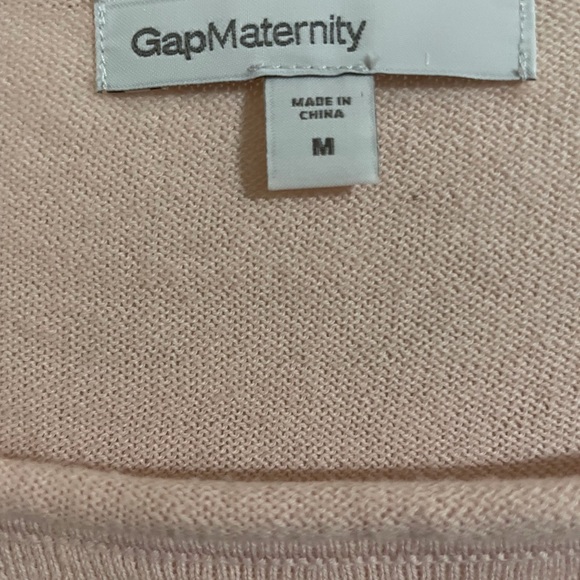 Women’s Gap Maternity Pink Sweater with Drawstring Bottom, Size Medium - Picture 4 of 4